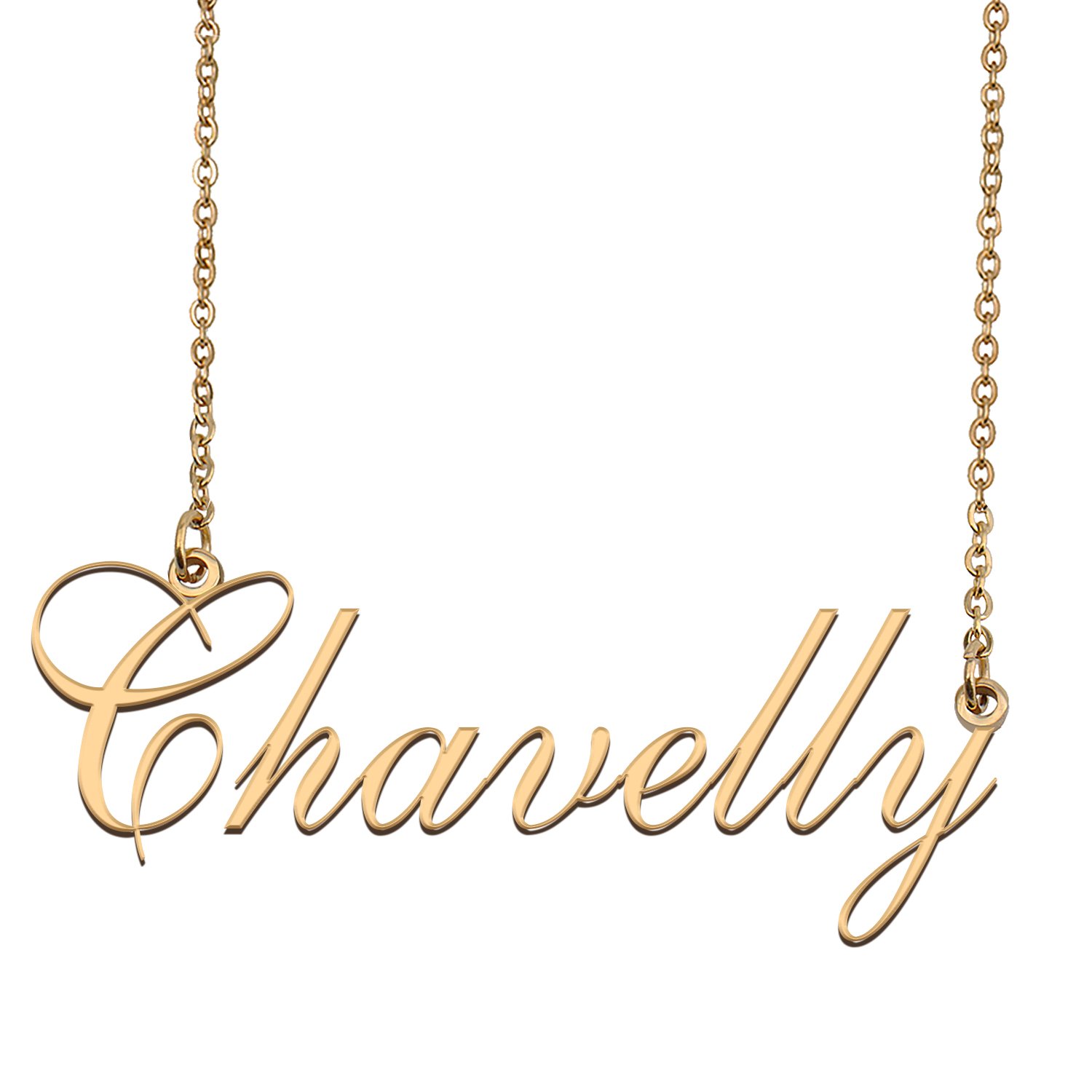 Custom Made Dainty My Name Necklace Best Friendship Jewelry Gifts for Her Chavelly