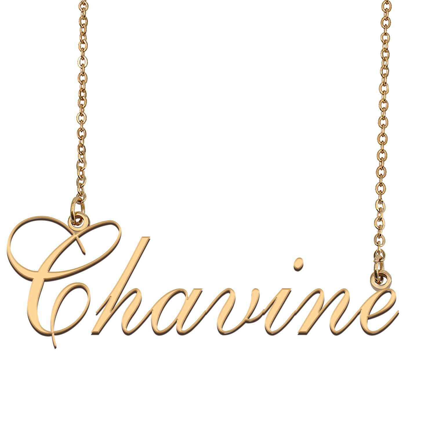 Custom Made Dainty My Name Necklace Best Friendship Jewelry Gifts for Her Chavine