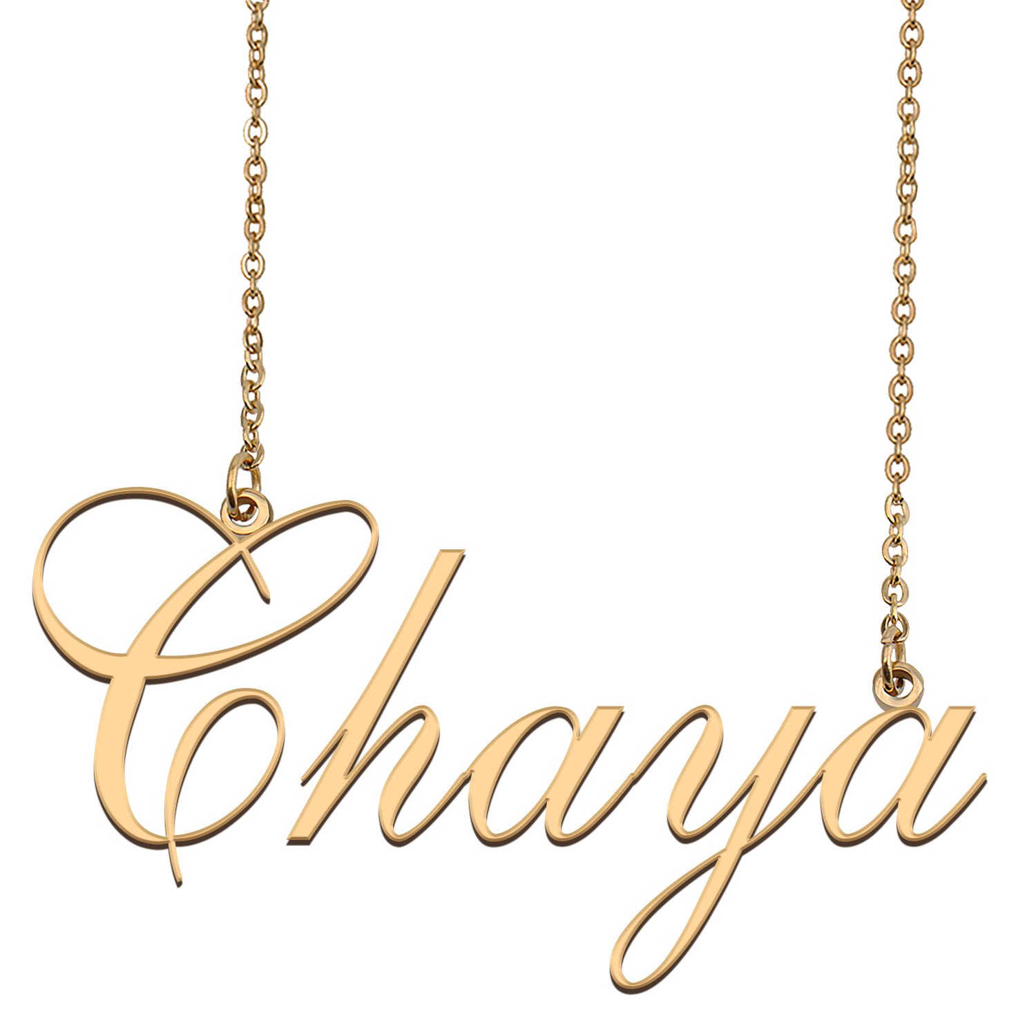 Custom Made Dainty My Name Necklace Best Friendship Jewelry Gifts for Her Chaya