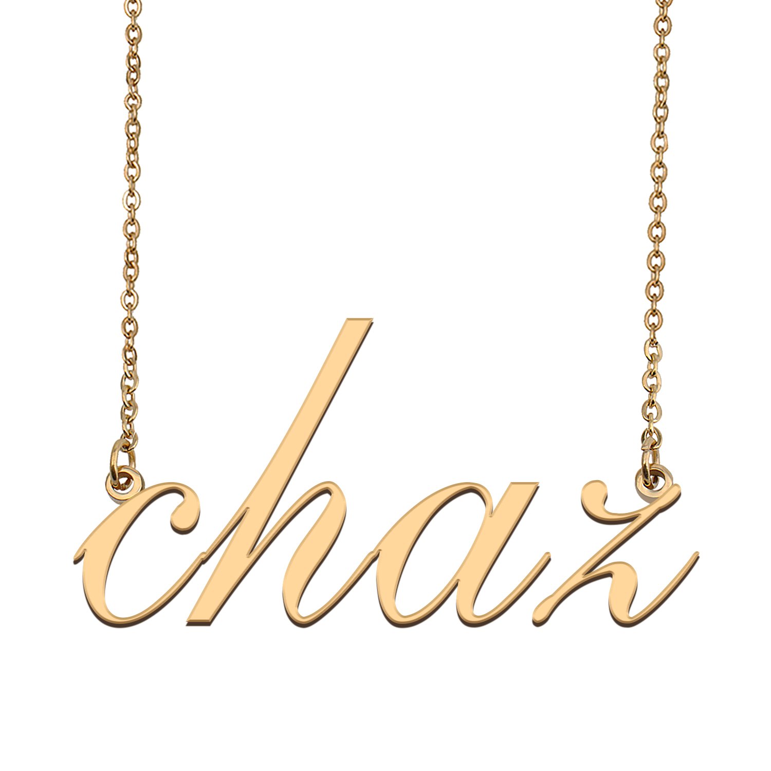Custom Made Dainty My Name Necklace Best Friendship Jewelry Gifts for Her chaz