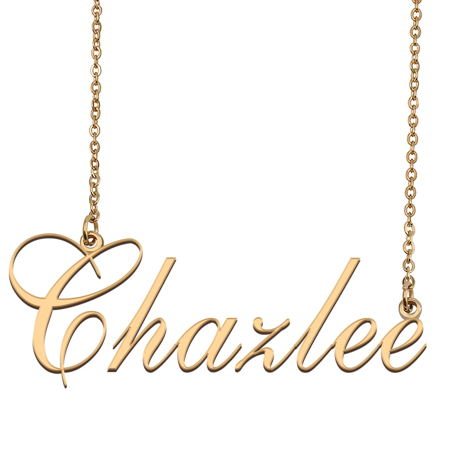Custom Made Dainty My Name Necklace Best Friendship Jewelry Gifts for Her Chazlee
