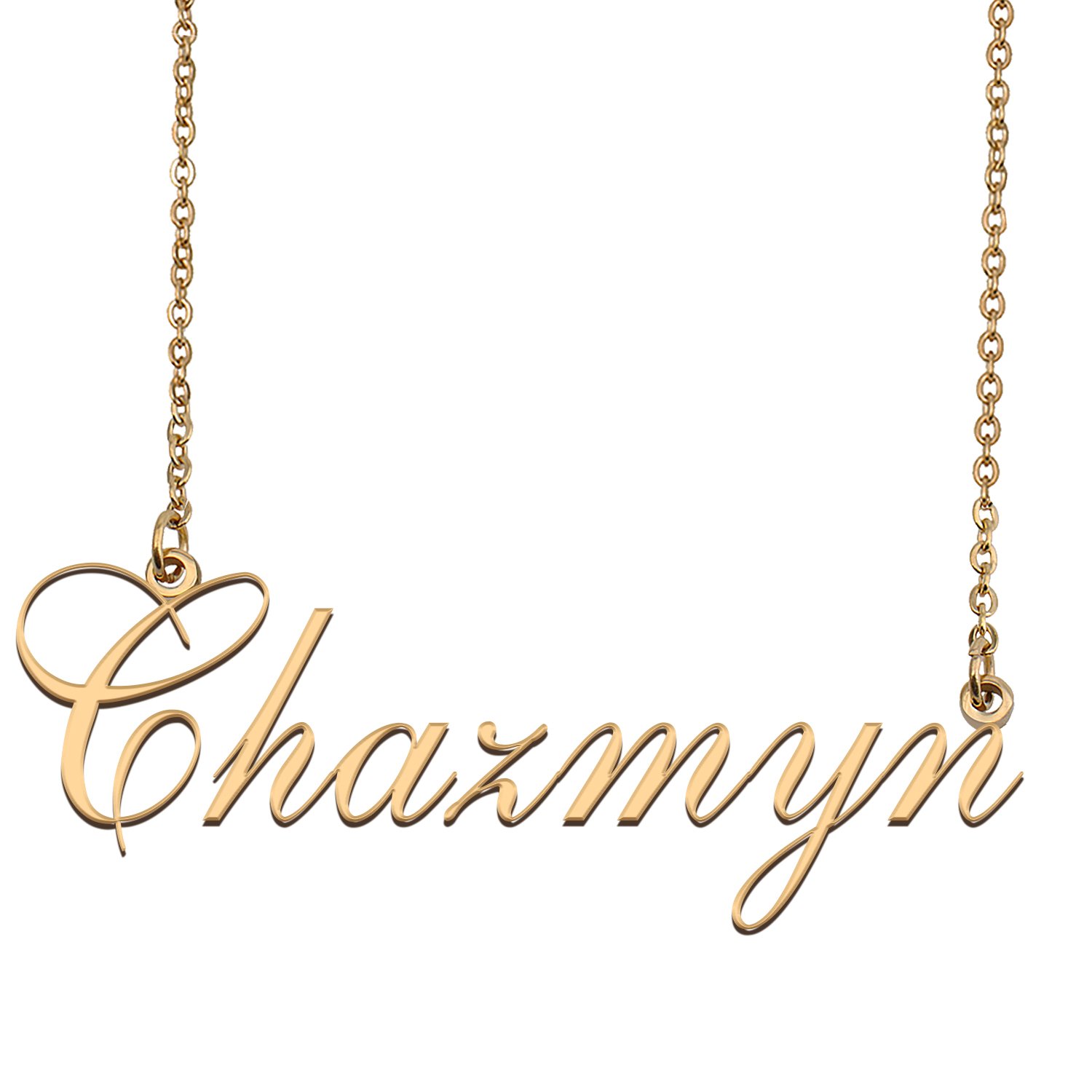 Custom Made Dainty My Name Necklace Best Friendship Jewelry Gifts for Her Chazmyn