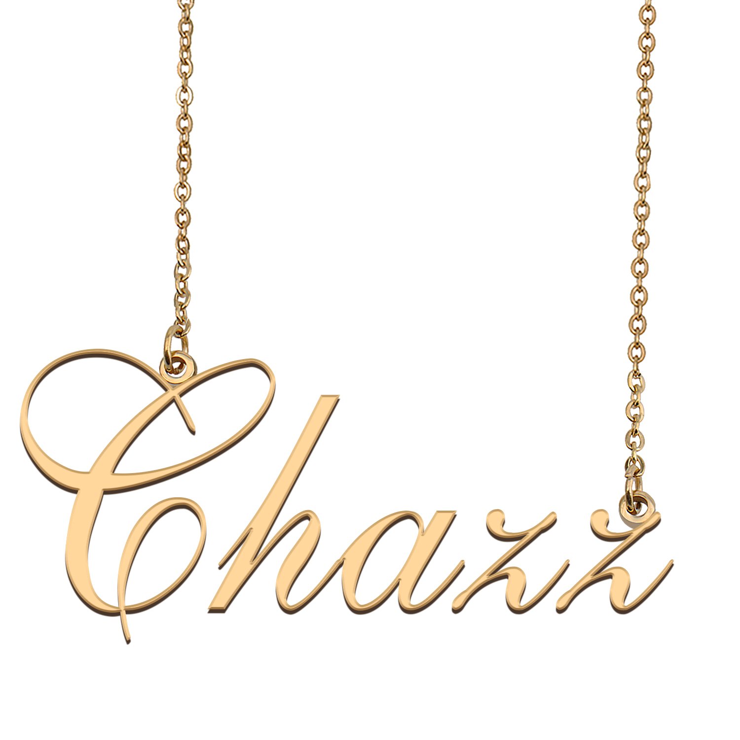 Custom Made Dainty My Name Necklace Best Friendship Jewelry Gifts for Her Chazz
