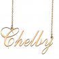 Custom Made Dainty My Name Necklace Best Friendship Jewelry Gifts for Her Chelby