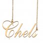 Custom Made Dainty My Name Necklace Best Friendship Jewelry Gifts for Her Chels