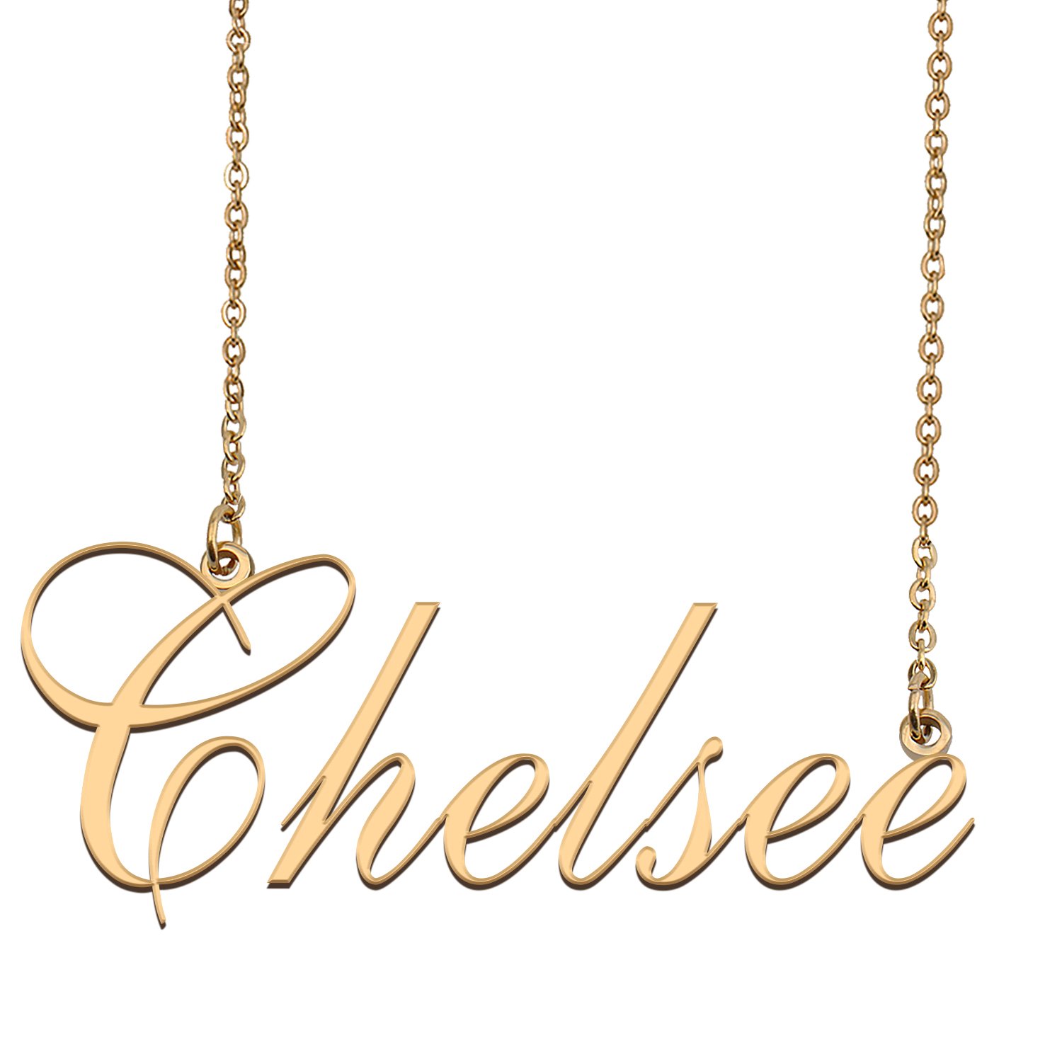 Custom Made Dainty My Name Necklace Best Friendship Jewelry Gifts for Her Chelsee
