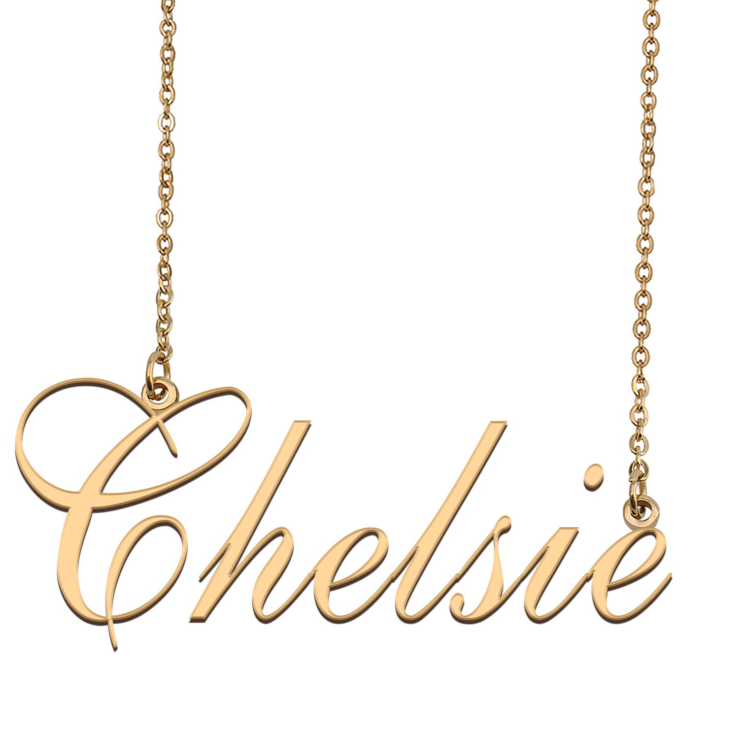Custom Made Dainty My Name Necklace Best Friendship Jewelry Gifts for Her Chelsie