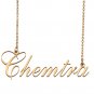 Custom Made Dainty My Name Necklace Best Friendship Jewelry Gifts for Her Chemtra