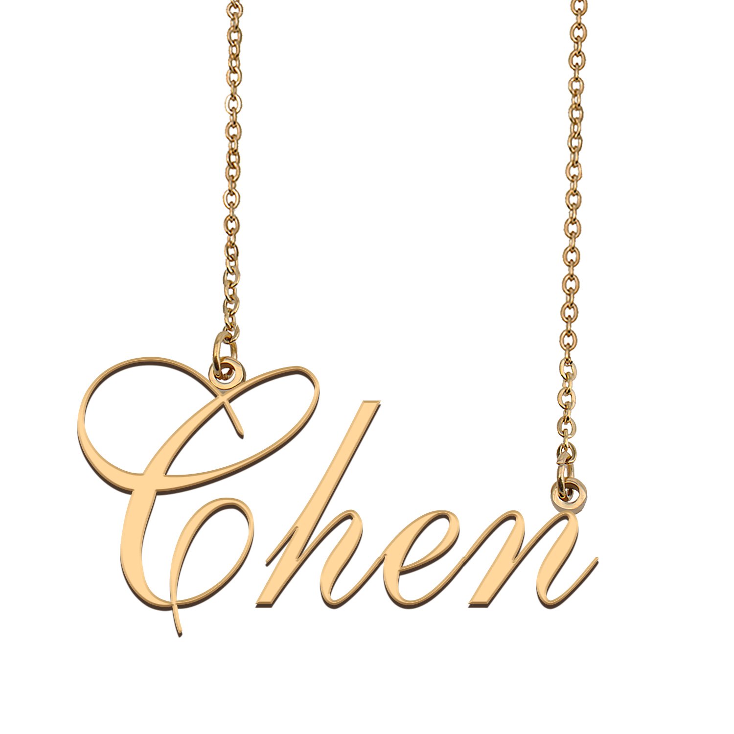 Custom Made Dainty My Name Necklace Best Friendship Jewelry Gifts for Her Chen