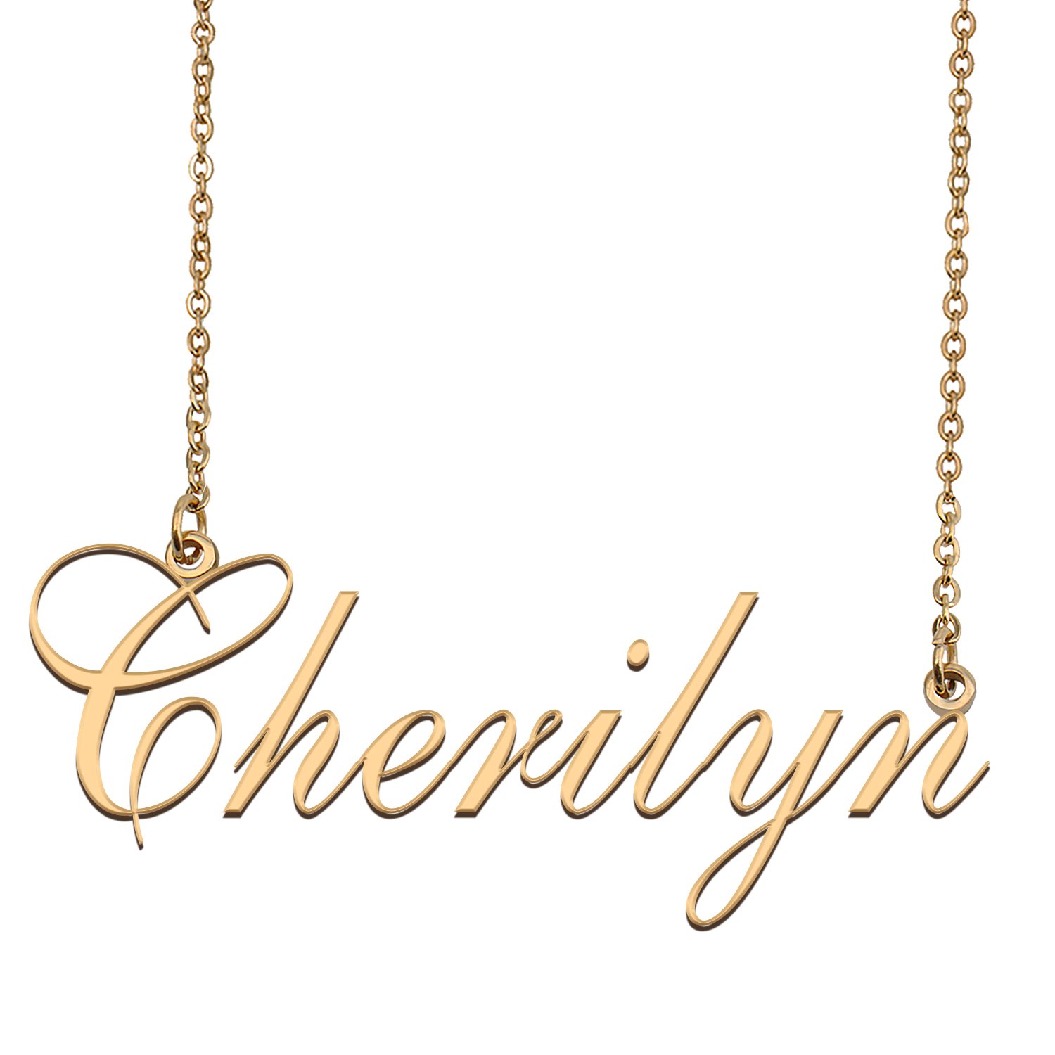 Custom Made Dainty My Name Necklace Best Friendship Jewelry Gifts for Her Cherilyn
