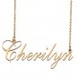 Custom Made Dainty My Name Necklace Best Friendship Jewelry Gifts for Her Cherilyn