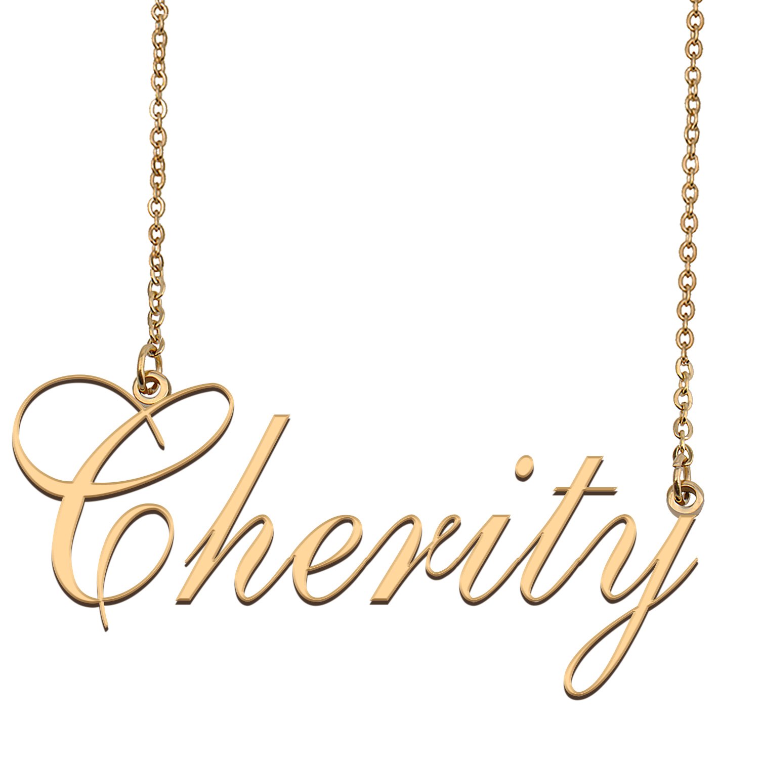 Custom Made Dainty My Name Necklace Best Friendship Jewelry Gifts for Her Cherity