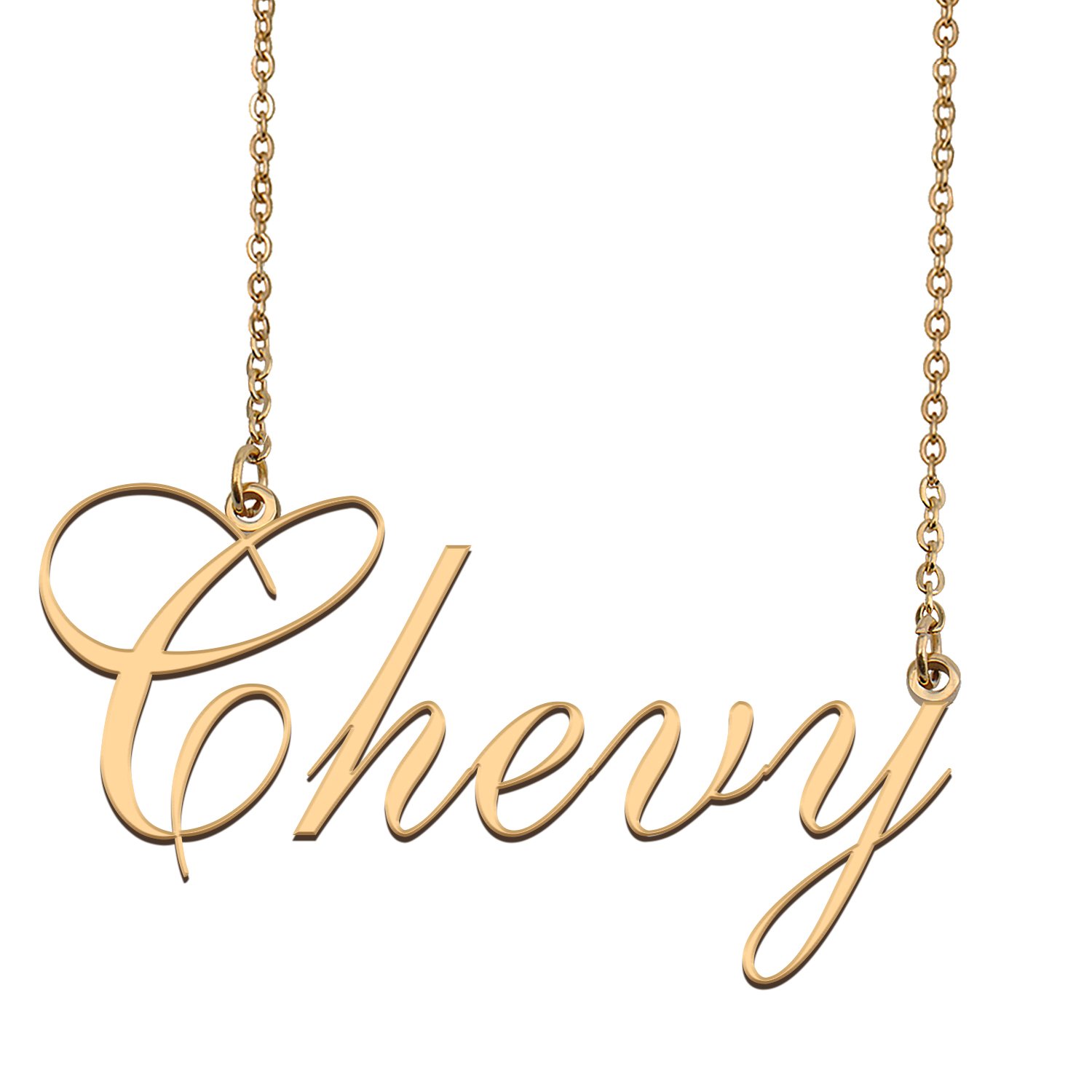 Custom Made Dainty My Name Necklace Best Friendship Jewelry Gifts for Her Chevy