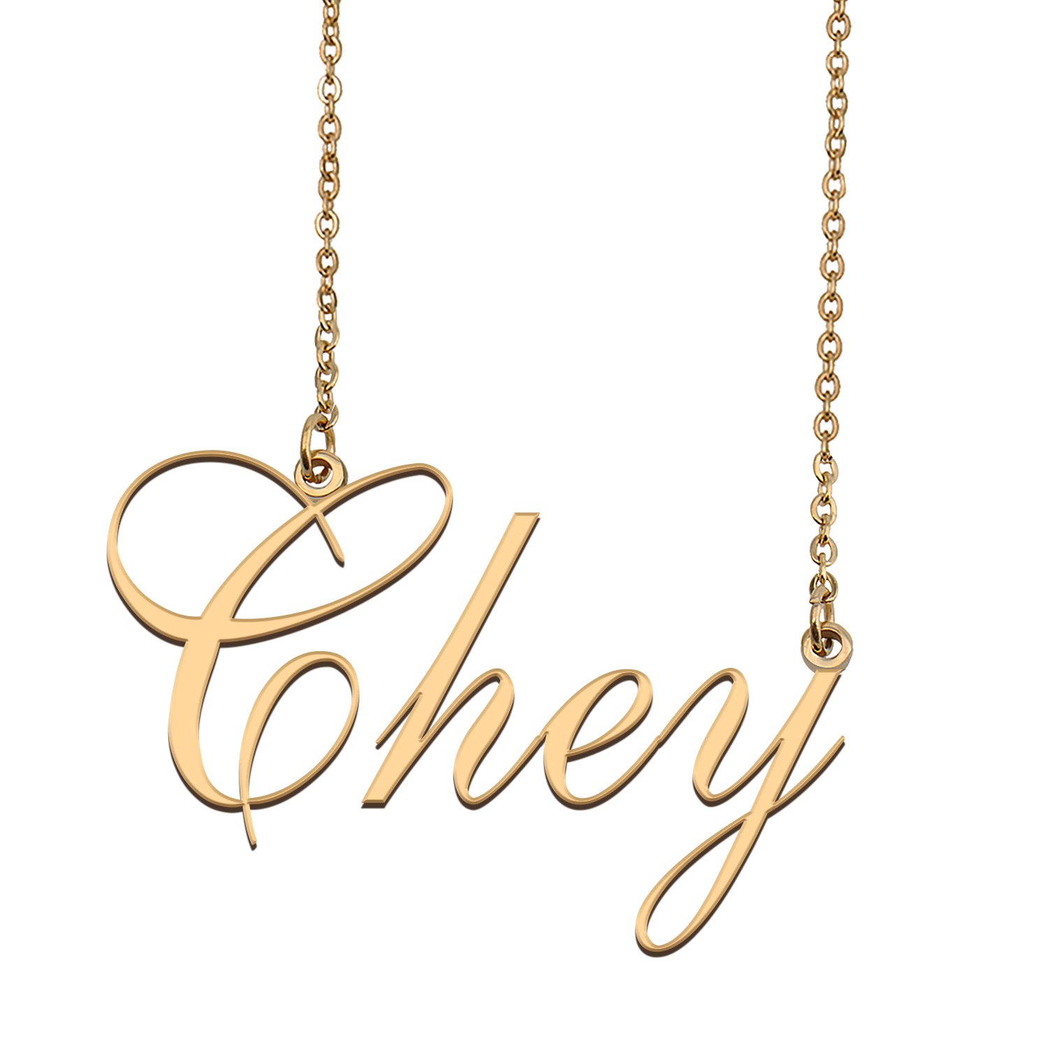Custom Made Dainty My Name Necklace Best Friendship Jewelry Gifts for Her Chey