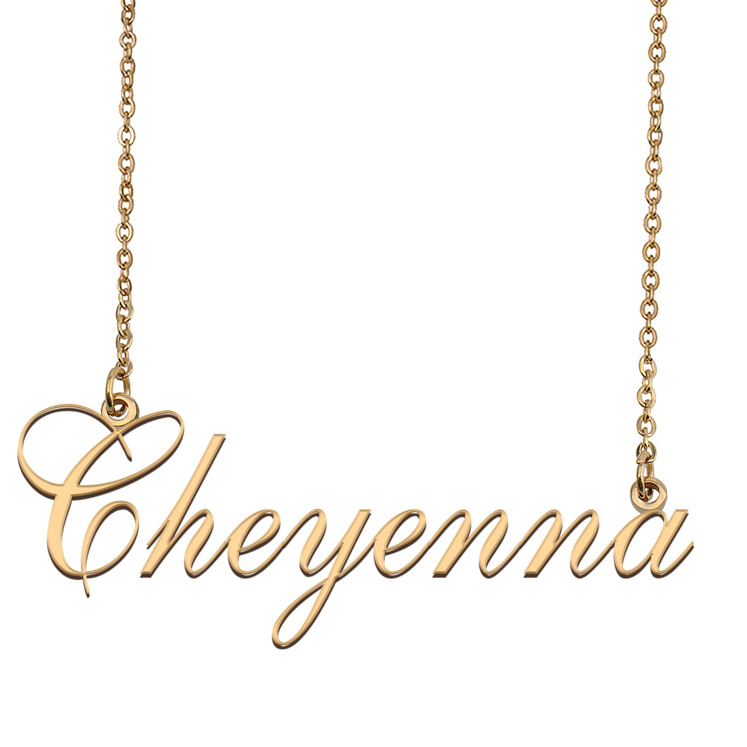Custom Made Dainty My Name Necklace Best Friendship Jewelry Gifts for Her Cheyenna