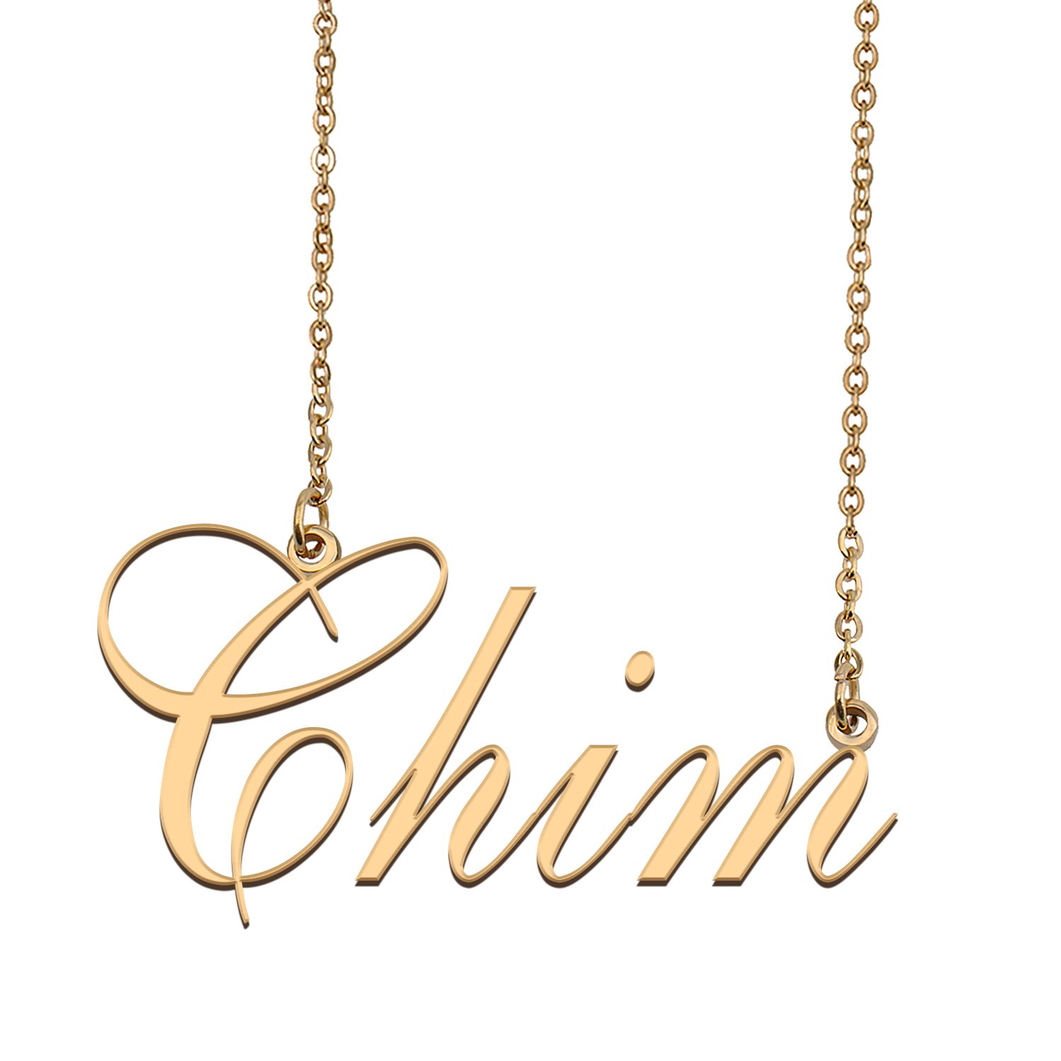 Custom Made Dainty My Name Necklace Best Friendship Jewelry Gifts for Her Chim