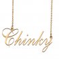 Custom Made Dainty My Name Necklace Best Friendship Jewelry Gifts for Her Chinky