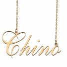 Custom Made Dainty My Name Necklace Best Friendship Jewelry Gifts for Her Chino