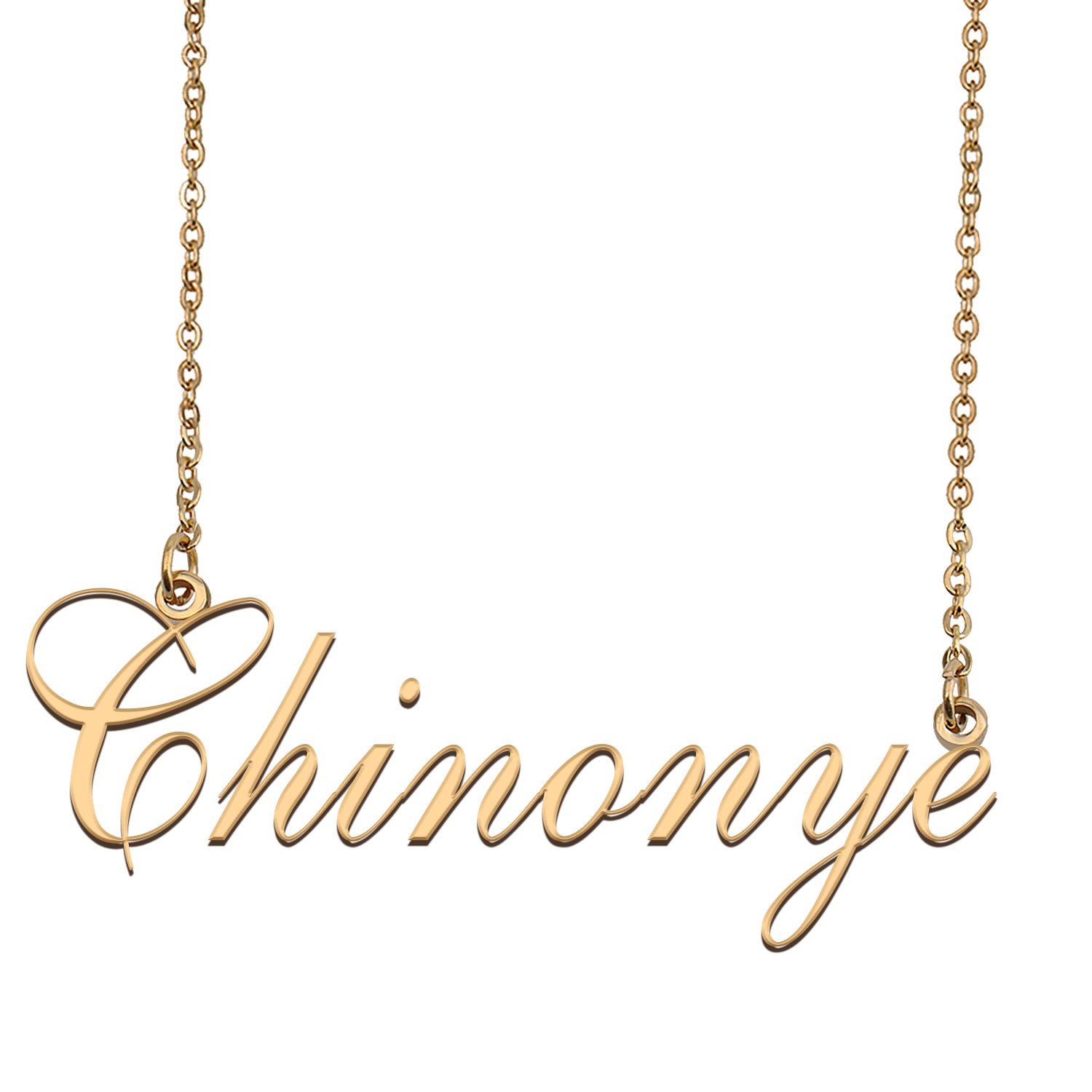 Custom Made Dainty My Name Necklace Best Friendship Jewelry Gifts for Her Chinonye