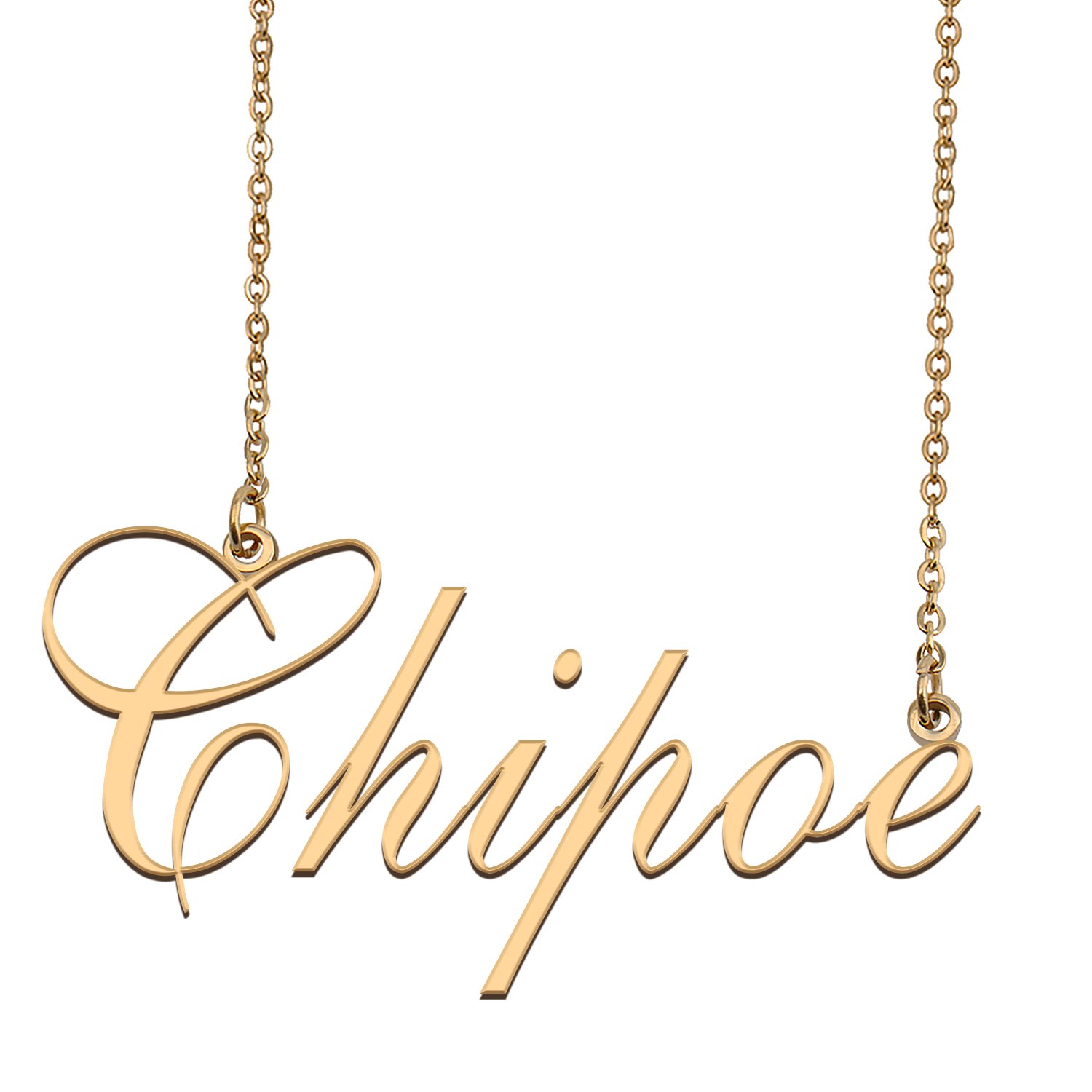 Custom Made Dainty My Name Necklace Best Friendship Jewelry Gifts for Her Chipoe