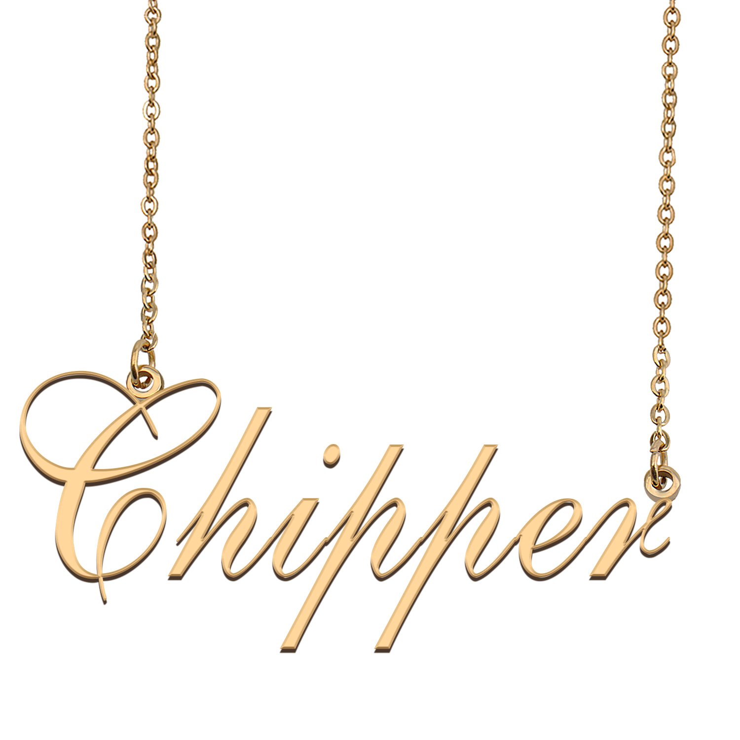 Custom Made Dainty My Name Necklace Best Friendship Jewelry Gifts for Her Chipper