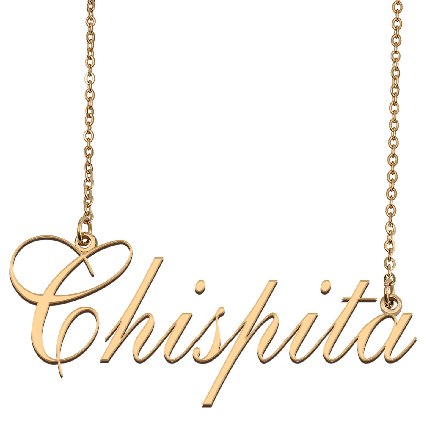 Custom Made Dainty My Name Necklace Best Friendship Jewelry Gifts for Her Chispita