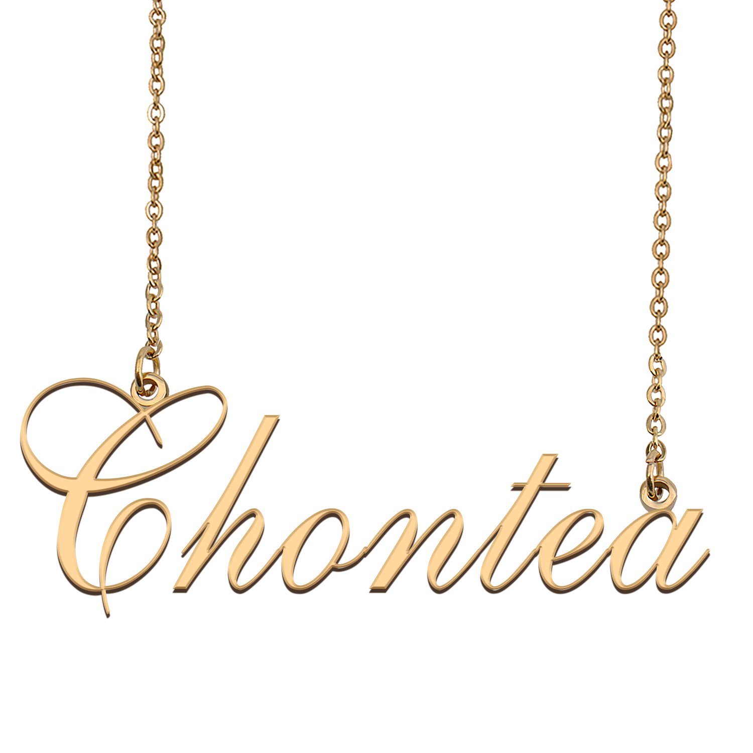 Custom Made Dainty My Name Necklace Best Friendship Jewelry Gifts for Her Chontea