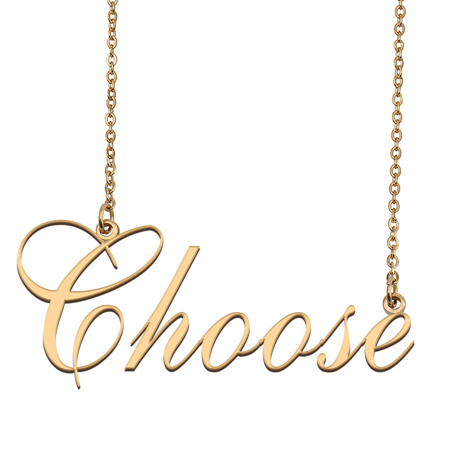 Custom Made Dainty My Name Necklace Best Friendship Jewelry Gifts for Her Choose
