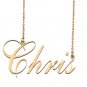 Custom Made Dainty My Name Necklace Best Friendship Jewelry Gifts for Her Chris