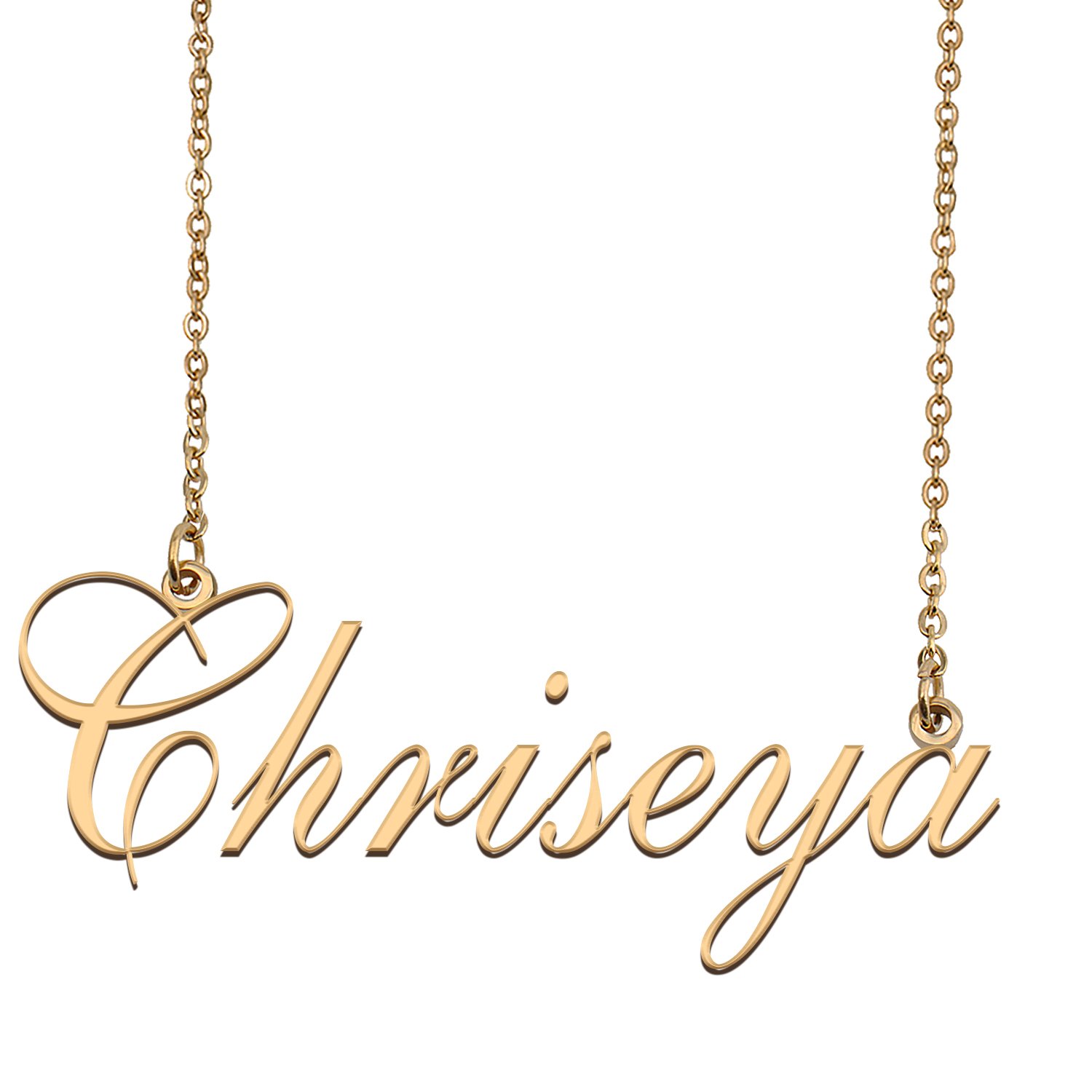 Custom Made Dainty My Name Necklace Best Friendship Jewelry Gifts for Her Chriseya