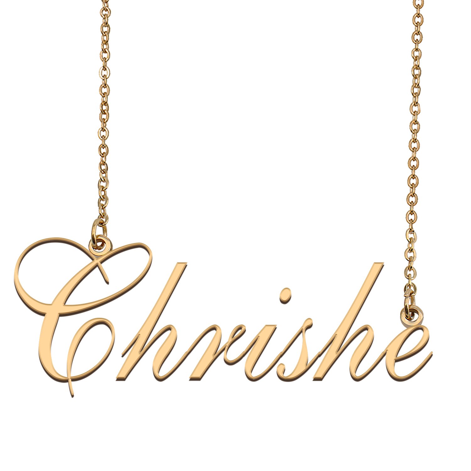 Custom Made Dainty My Name Necklace Best Friendship Jewelry Gifts for Her Chrishe