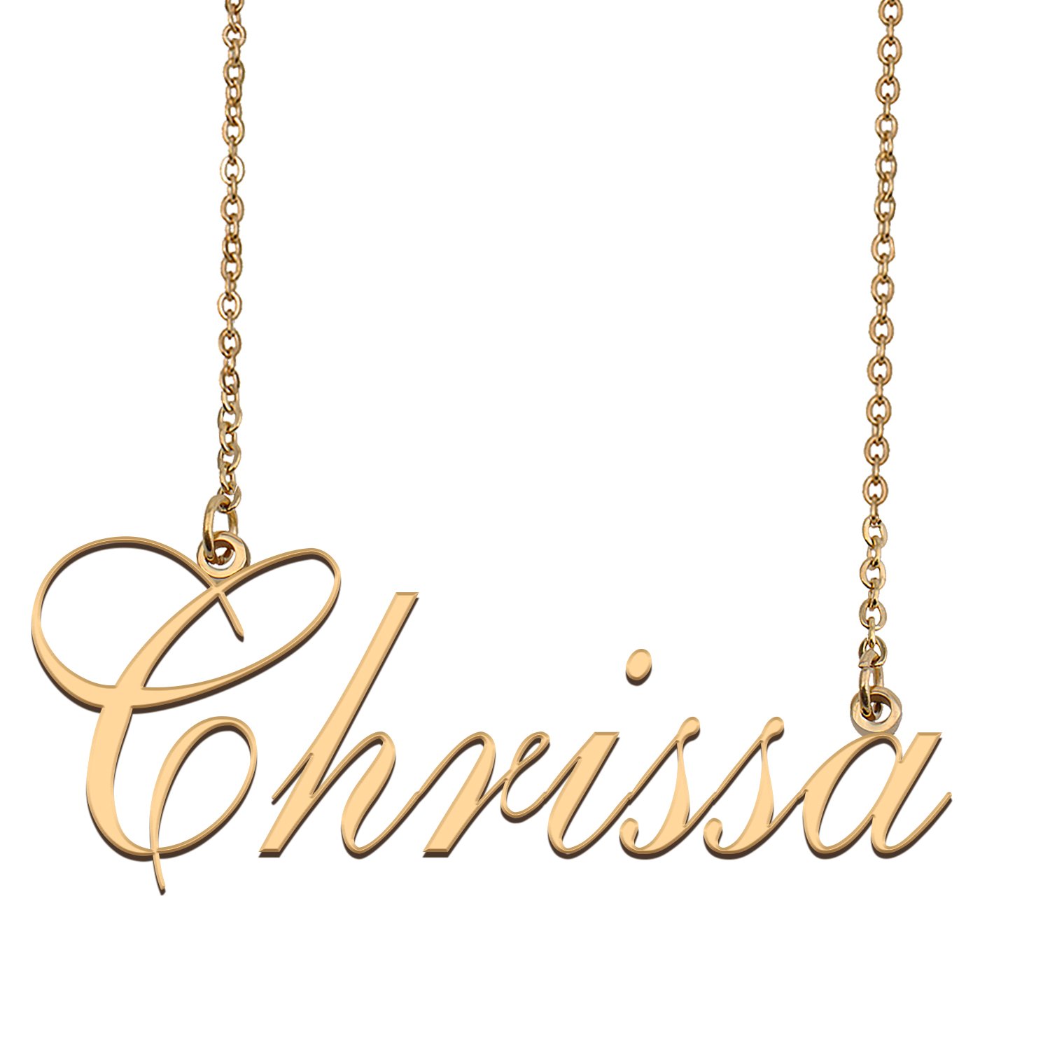 Custom Made Dainty My Name Necklace Best Friendship Jewelry Gifts for Her Chrissa