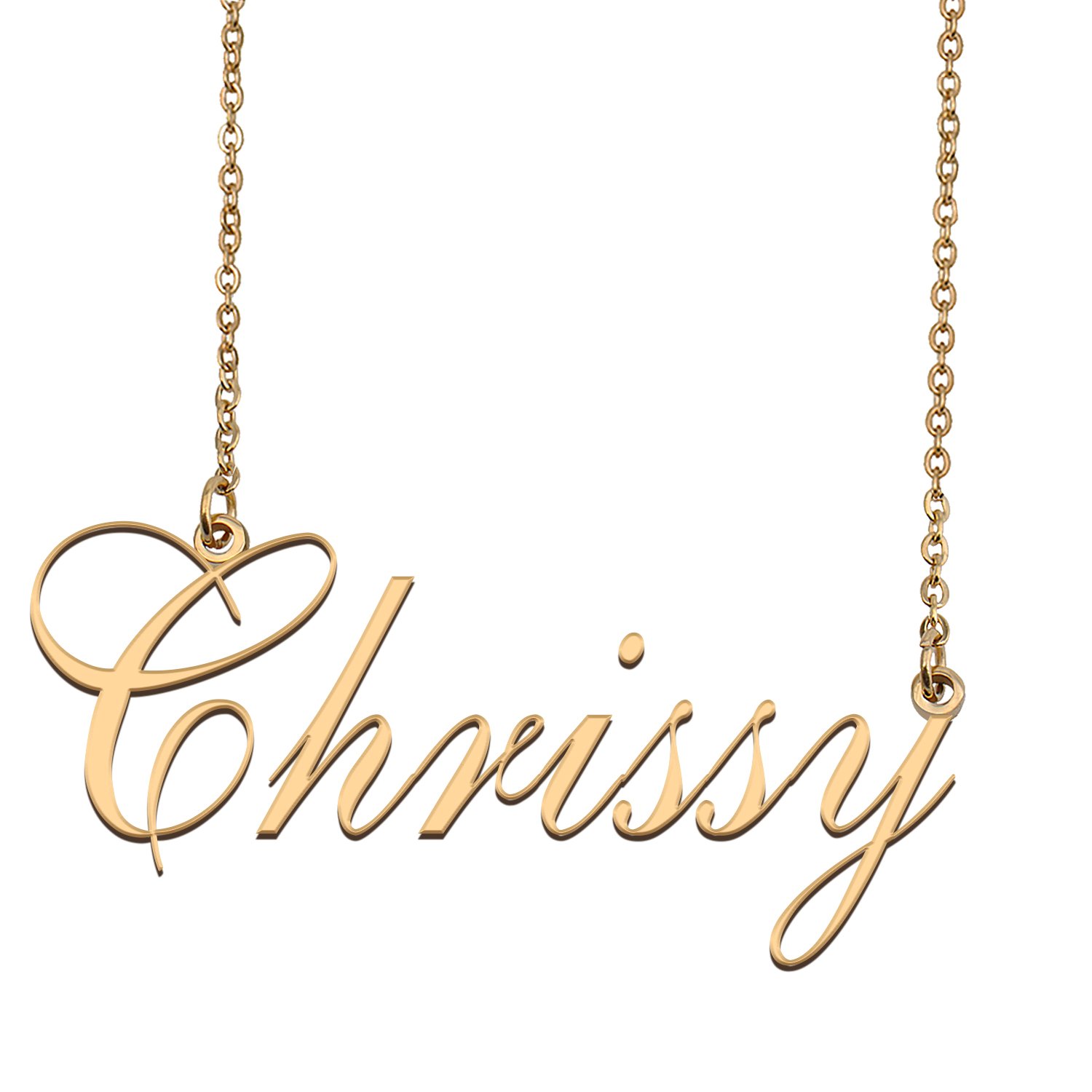 Custom Made Dainty My Name Necklace Best Friendship Jewelry Gifts for Her Chrissy