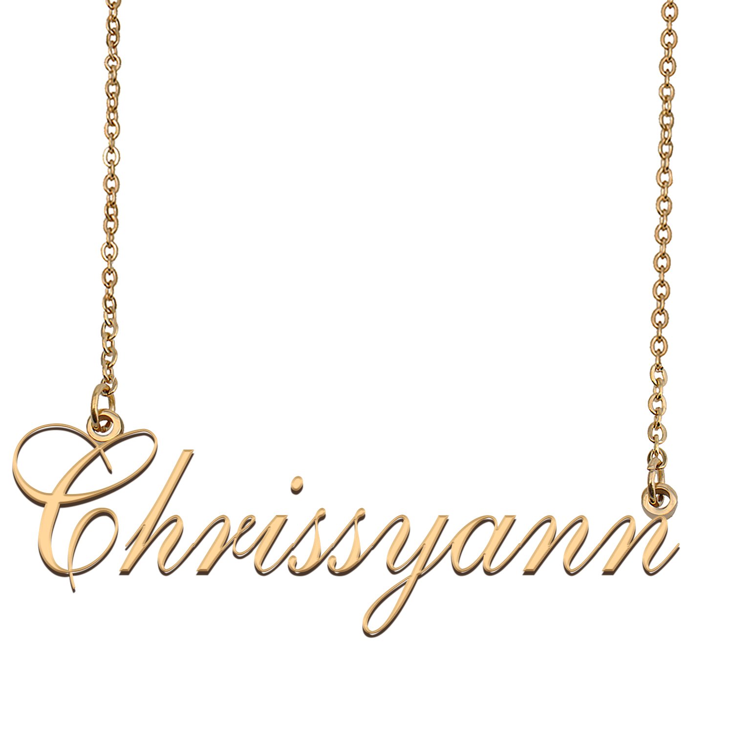 Custom Made Dainty My Name Necklace Best Friendship Jewelry Gifts for Her Chrissyann