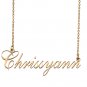 Custom Made Dainty My Name Necklace Best Friendship Jewelry Gifts for Her Chrissyann
