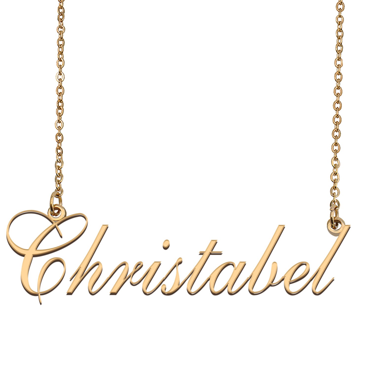 Custom Made Dainty My Name Necklace Best Friendship Jewelry Gifts for Her Christabel
