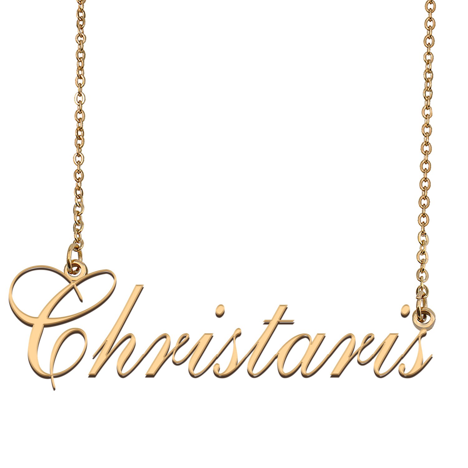 Custom Made Dainty My Name Necklace Best Friendship Jewelry Gifts for Her Christaris