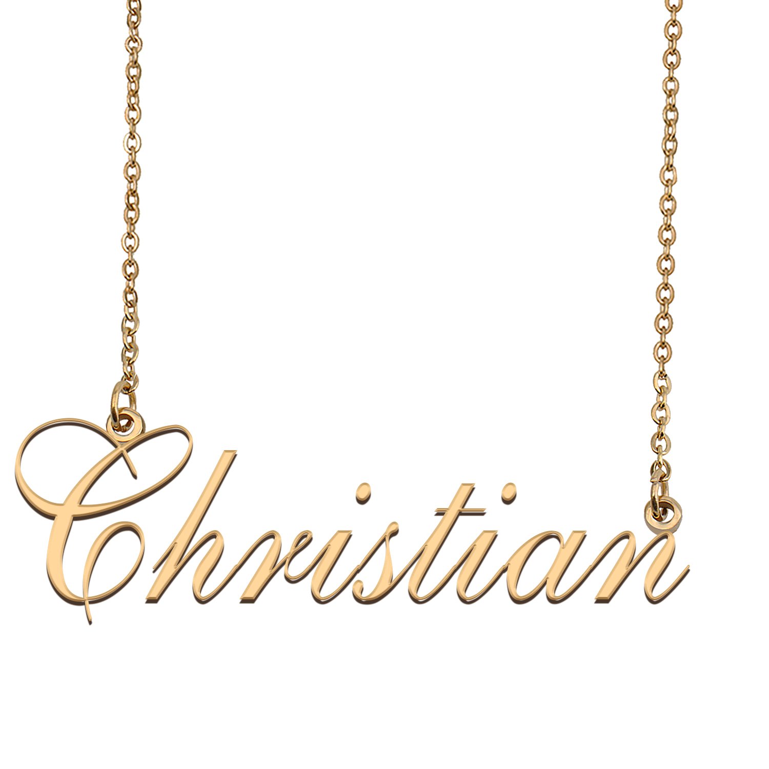 Custom Made Dainty My Name Necklace Best Friendship Jewelry Gifts for Her Christian