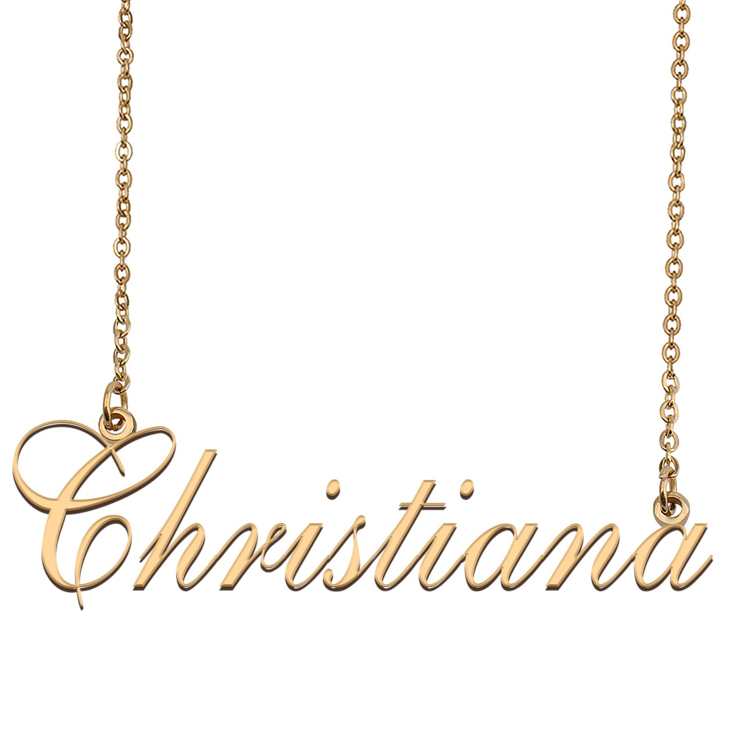 Custom Made Dainty My Name Necklace Best Friendship Jewelry Gifts for Her Christiana