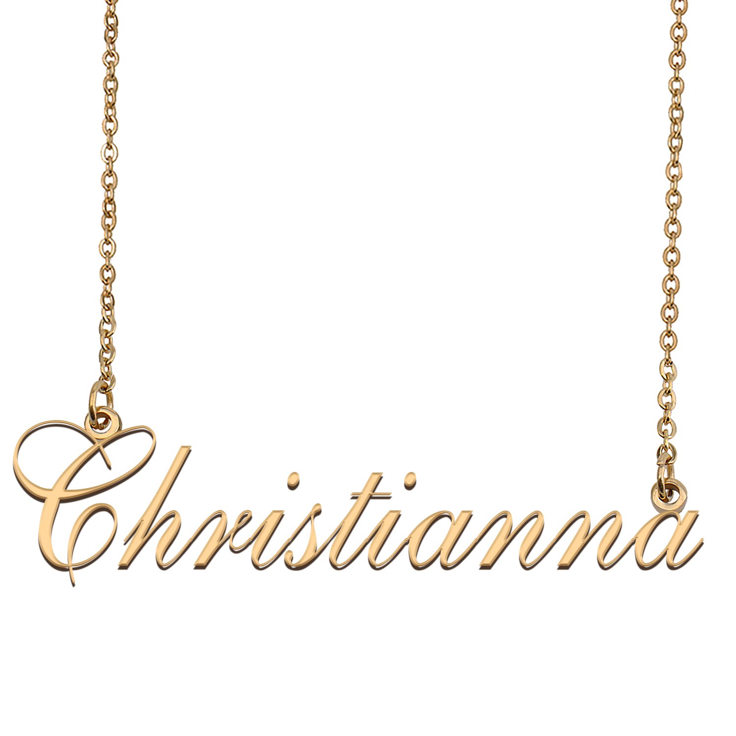 Custom Made Dainty My Name Necklace Best Friendship Jewelry Gifts for Her Christianna