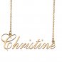 Custom Made Dainty My Name Necklace Best Friendship Jewelry Gifts for Her Christine