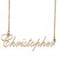 Custom Made Dainty My Name Necklace Best Friendship Jewelry Gifts for Her Christopher