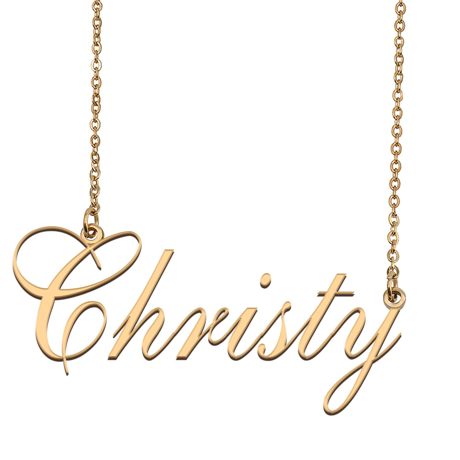 Custom Made Dainty My Name Necklace Best Friendship Jewelry Gifts for Her Christy