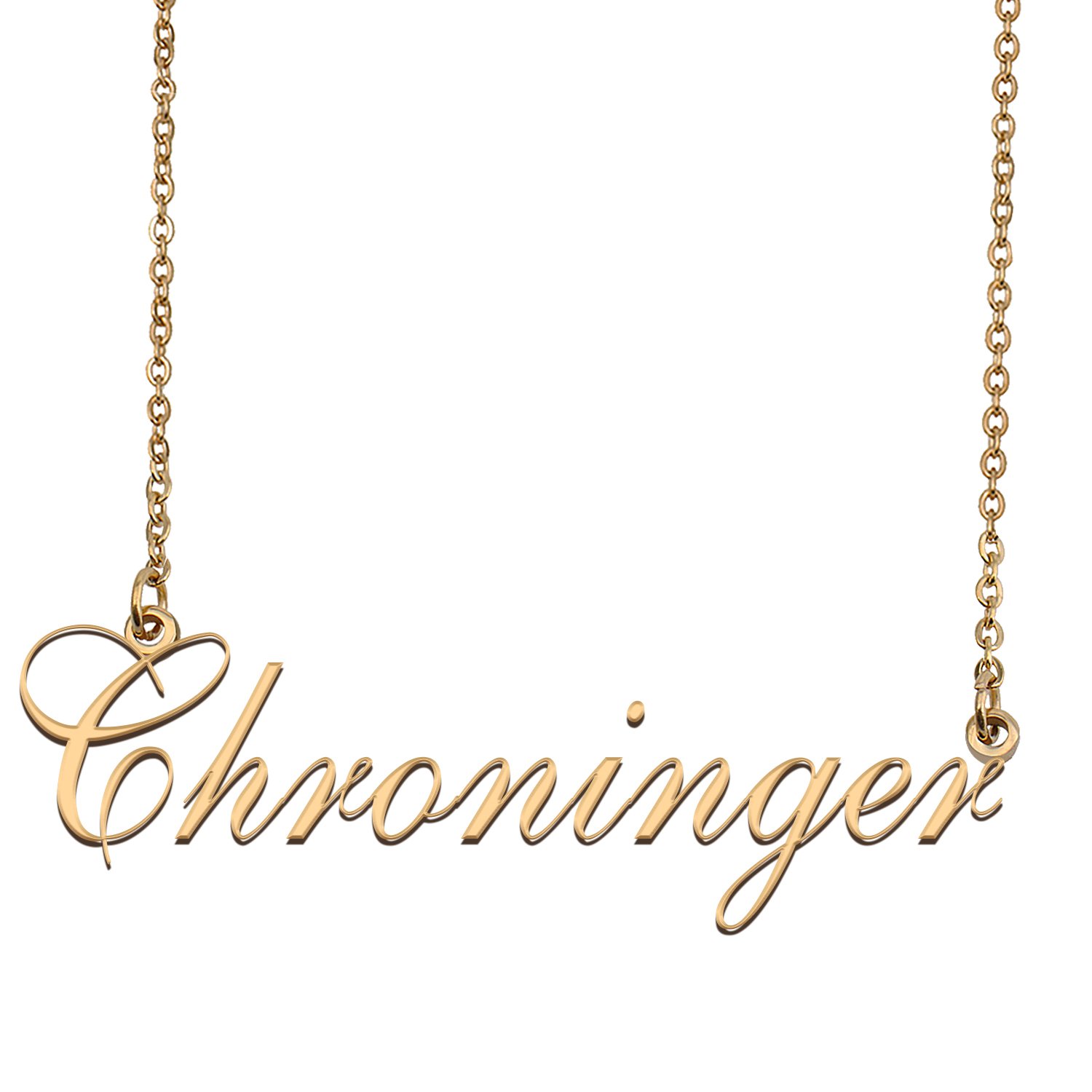 Custom Made Dainty My Name Necklace Best Friendship Jewelry Gifts for Her Chroninger