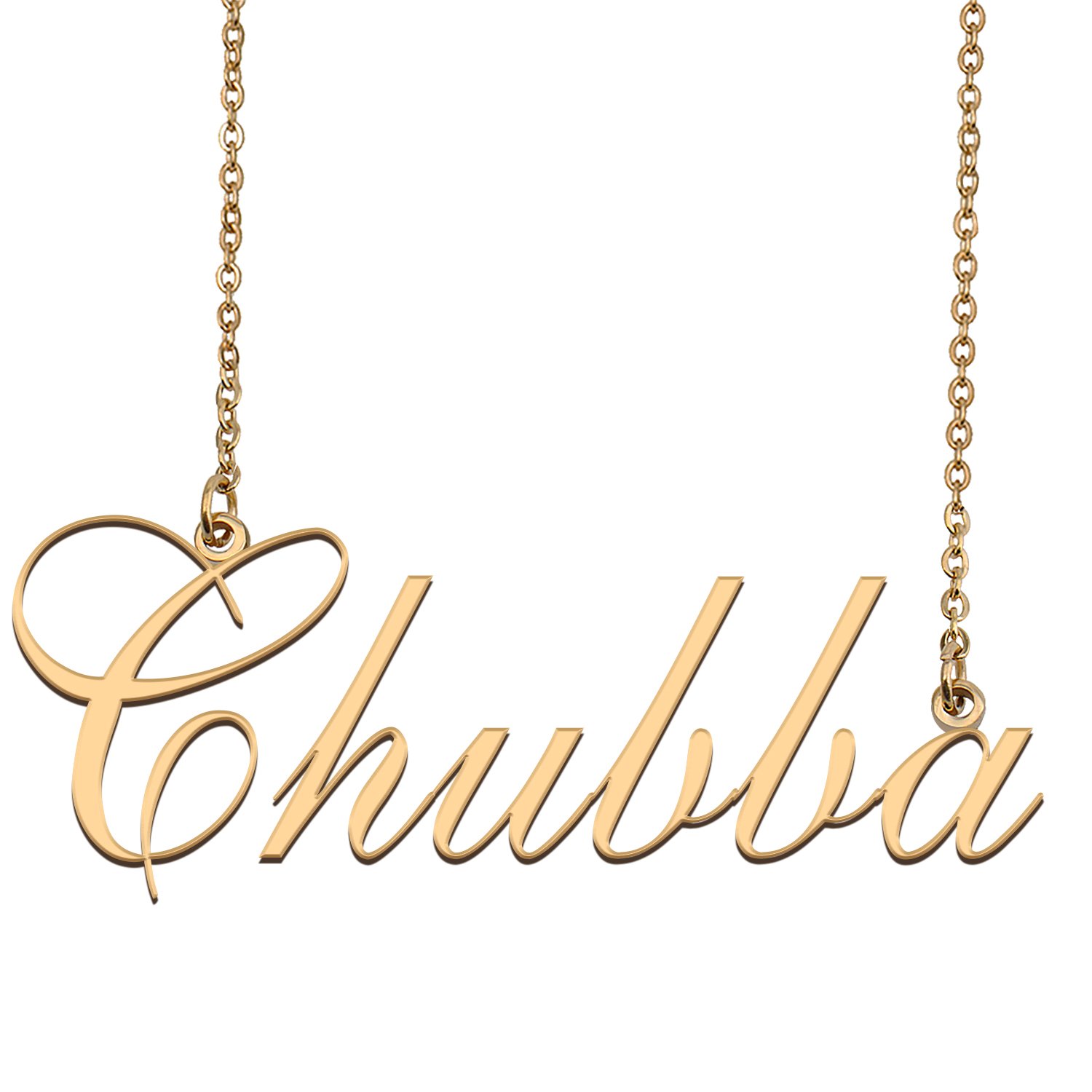 Custom Made Dainty My Name Necklace Best Friendship Jewelry Gifts for Her Chubba