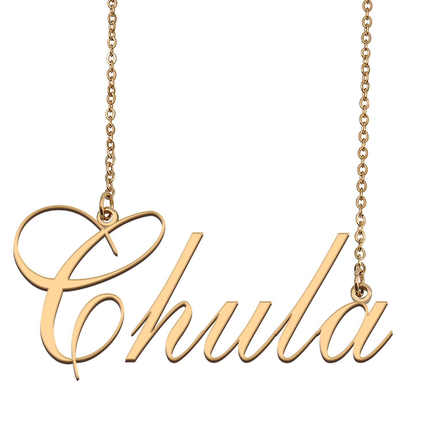 Custom Made Dainty My Name Necklace Best Friendship Jewelry Gifts for Her Chula
