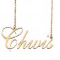 Custom Made Dainty My Name Necklace Best Friendship Jewelry Gifts for Her Chwis