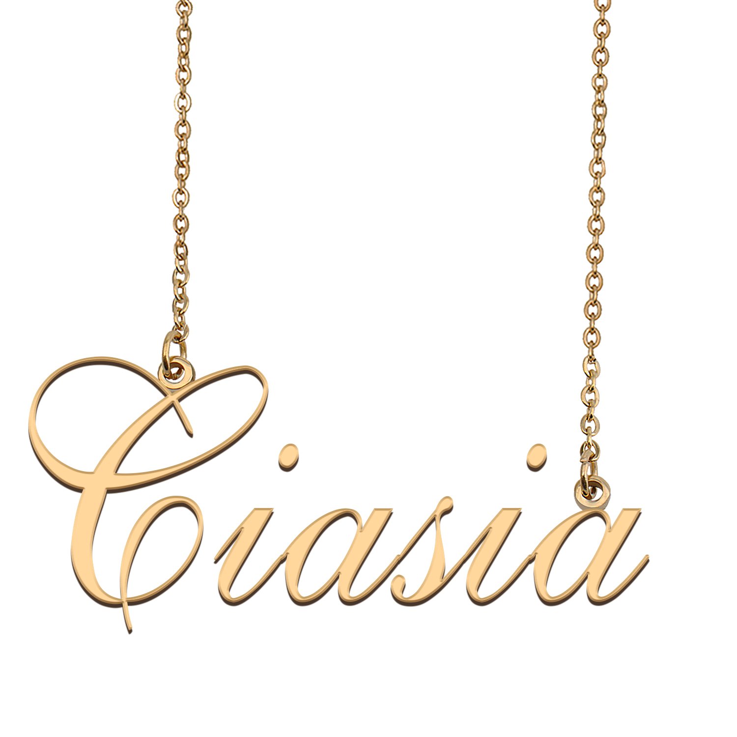 Custom Made Dainty My Name Necklace Best Friendship Jewelry Gifts for Her Ciasia