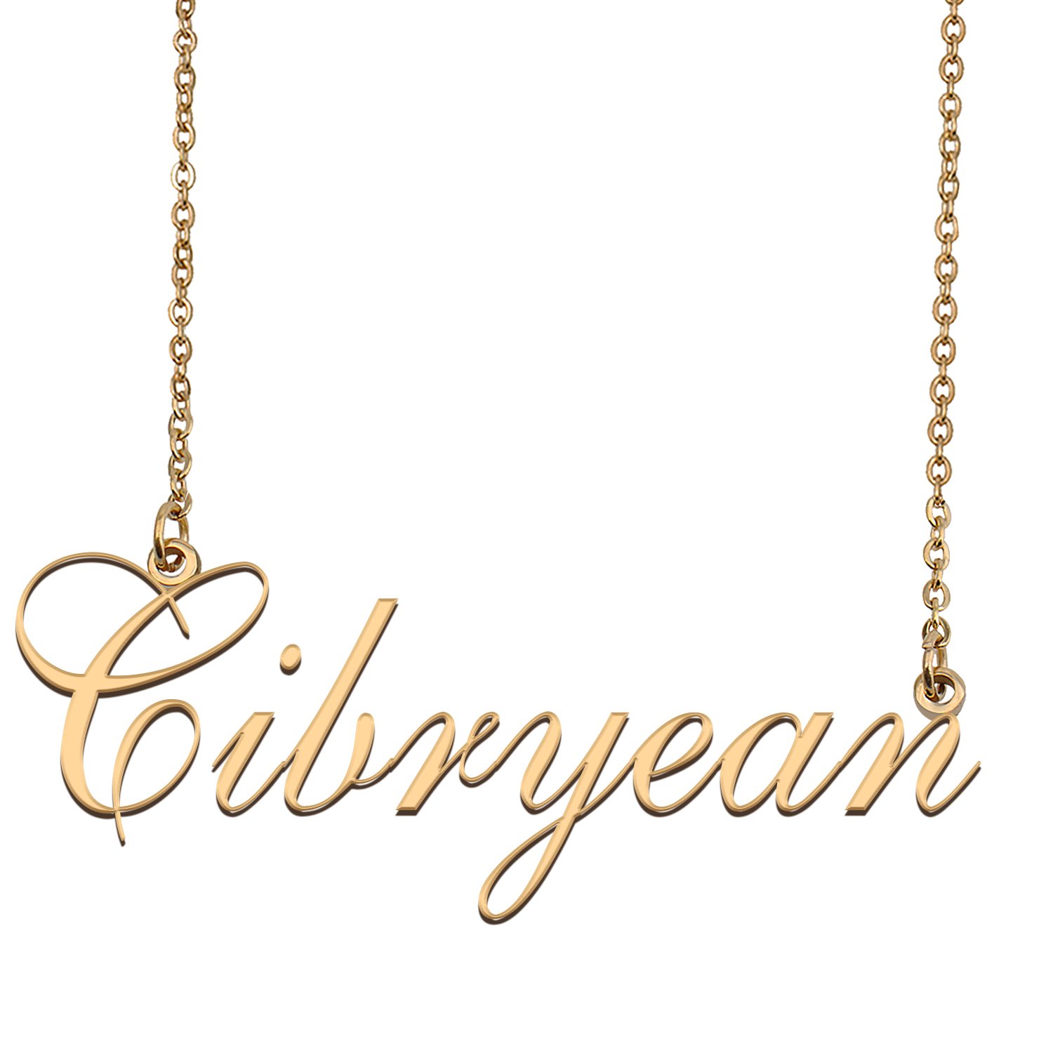 Custom Made Dainty My Name Necklace Best Friendship Jewelry Gifts for Her Cibryean