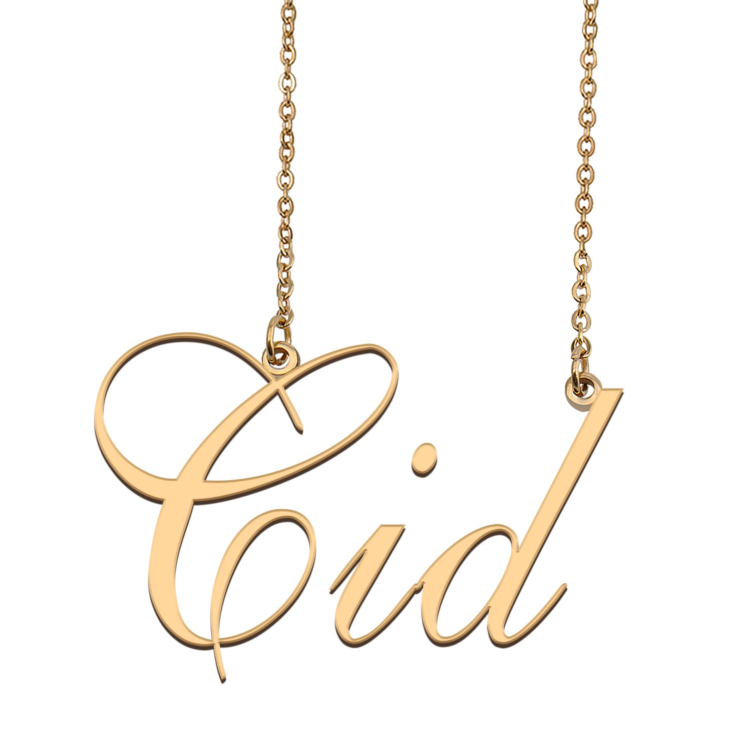 Custom Made Dainty My Name Necklace Best Friendship Jewelry Gifts for Her Cid